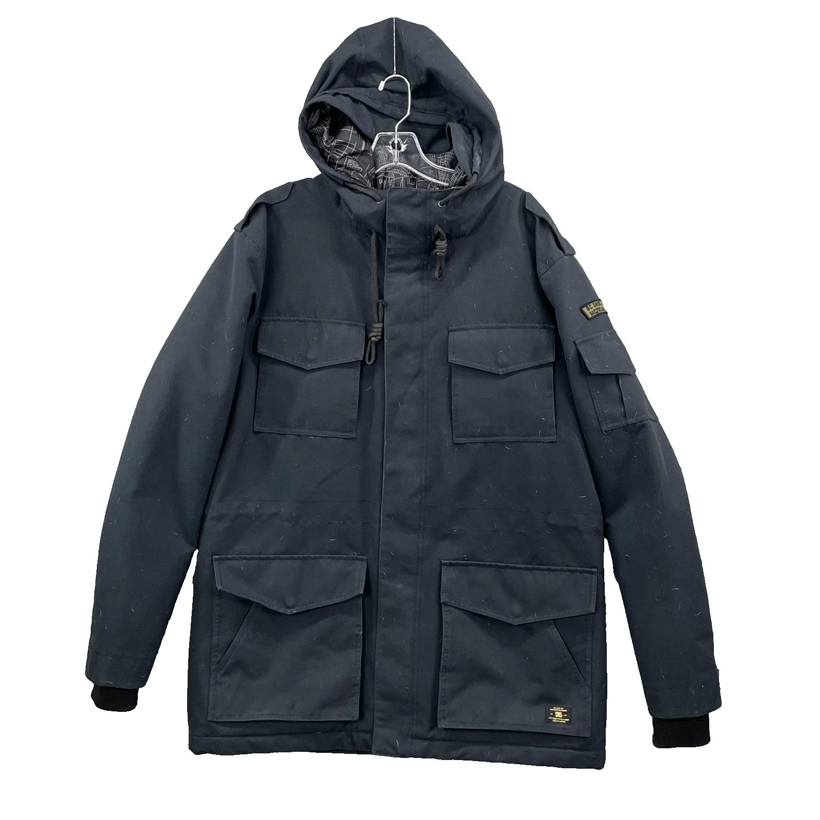 DC Ski Snowboard Parka Jacket Men's Large Black 10K Waterproof Tactical Outdoor