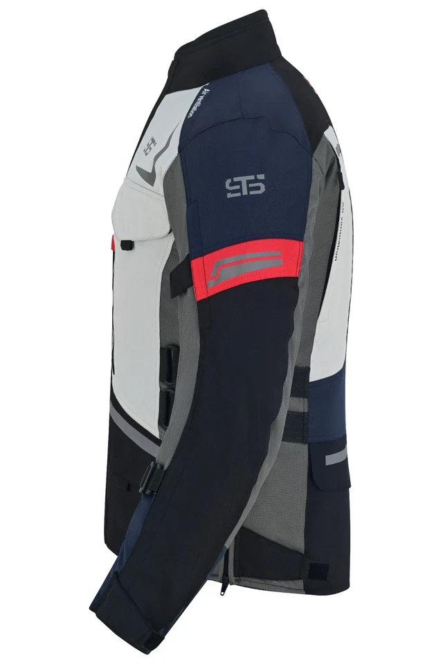 Moto Giacca in Tessuto Uomo Stechmoto ST 815 Venom-X2 H2Out 3-Strati 4-Stagione - Immagine 4 di 4