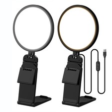 2 Pack Zoom Lighting for Computer, 5 Small Lighting for Video Call/Conferenc...