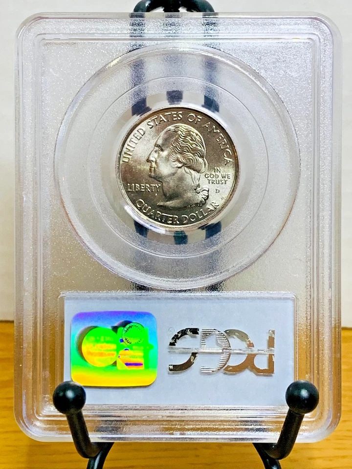 2004-D Washington Quarter Iowa PCGS MS68 Mint State 68 #40058287 - Image 2 of 2