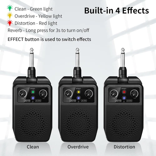 JOYO Mini Guitar Amp 5W Portable Small Electric Guitar Practice Amp Bluetooth Re - Picture 4 of 7