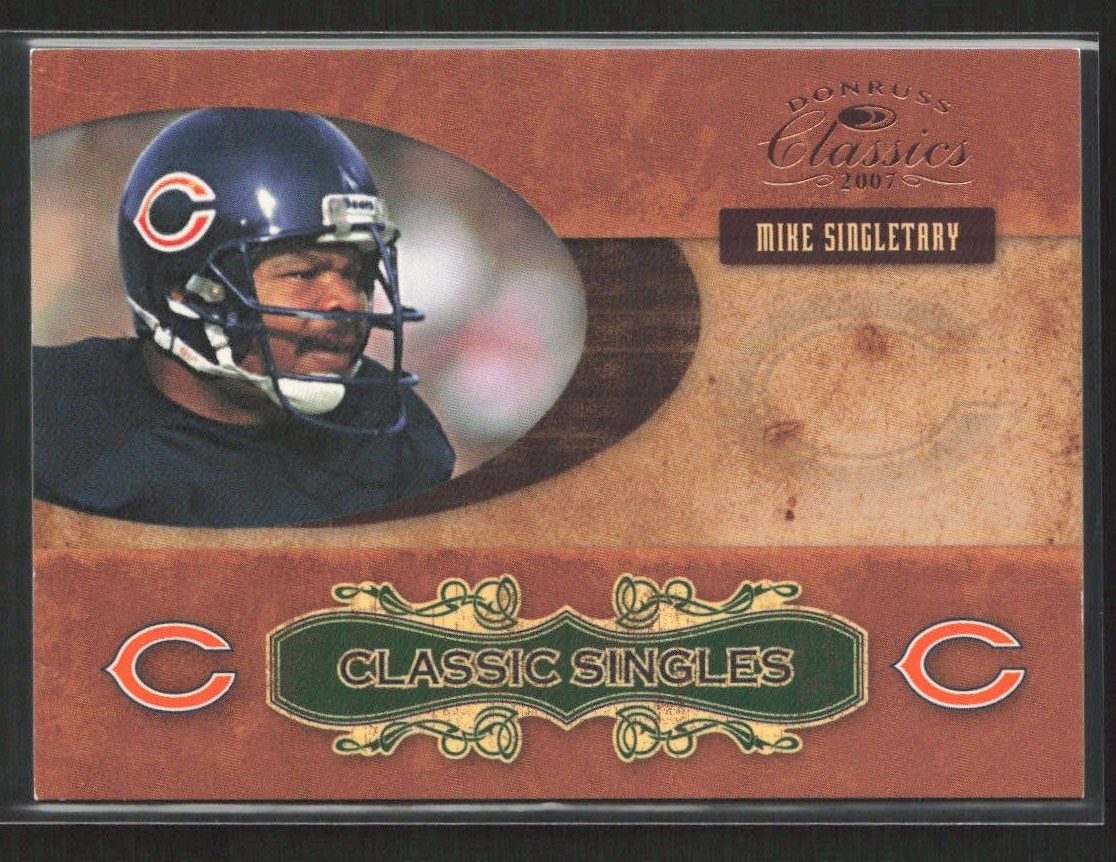 Mike Singletary 2007 Donruss Classics #CS-11 Classic Singles Bronze /1000