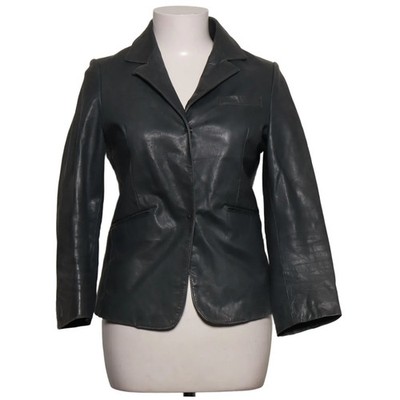 Nue Notes, Jacke, Damen, Größe: 40, Grau, Leder, Einfarbig #Dbn