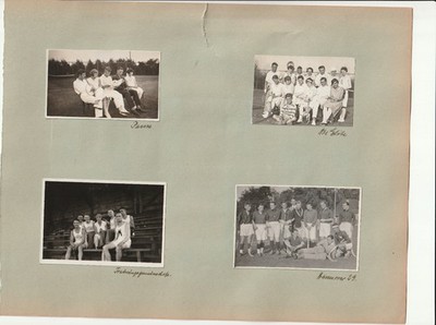 Historische Fotos 1929 auf Karton , Tennis Sport,KSC ,KÖLN / Unikarte / (4)...