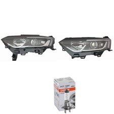 Halogen Scheinwerfer Set H7/H7 für Renault Koleos II inklusive Lampen
