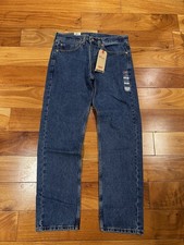 NEW Levi's 505 Regular Fit Straight Leg Mens 34x32 Jeans Classic Medium Wash