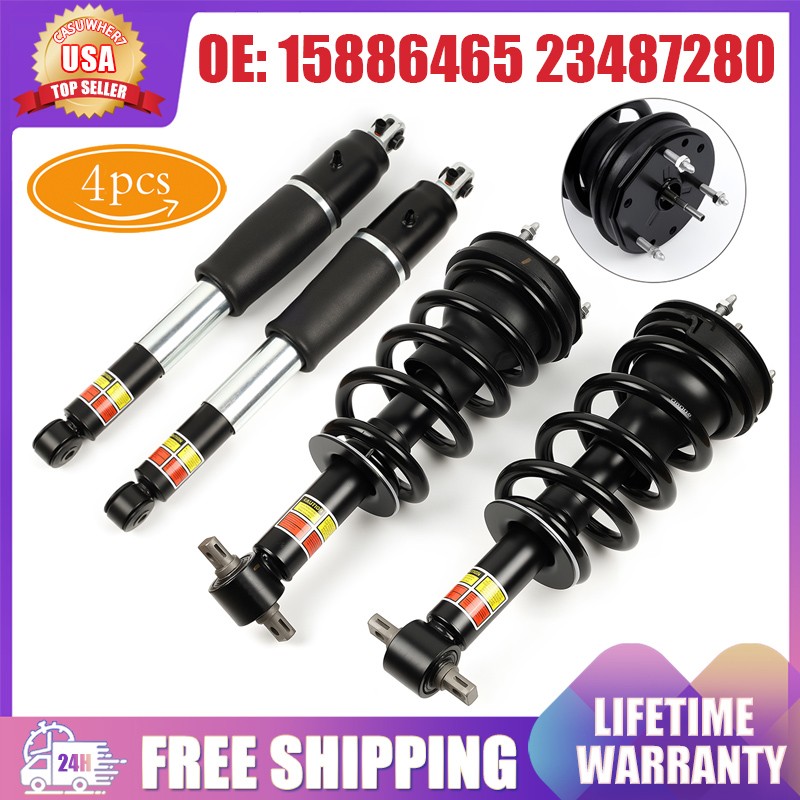 4Pcs Front + Rear Shock Struts w/MagneRide For Cadillac Escalade Chevy 2007-2014