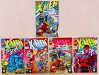 X-Men #1 (5) Variant Covers Vintage 90s Copper Age Marvel Comic Book Lot Jim Lee
