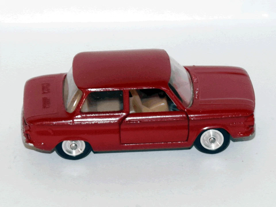 SOLIDO #127 1963 - NSU PRINZ IV - ROSSA - PERFETTE CONDIZIONI - SENZA SCATOLA - Immagine 4 di 4