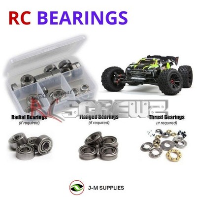RCScrewZ Metal Shielded Bearings ara022b for ARRMA KRATON 8S (ARA110002) | KIT