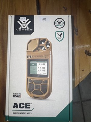 Vortex Ace Ballistic Weather Meter with GeoBallistics Solver (WM-ACE) Sealed Box