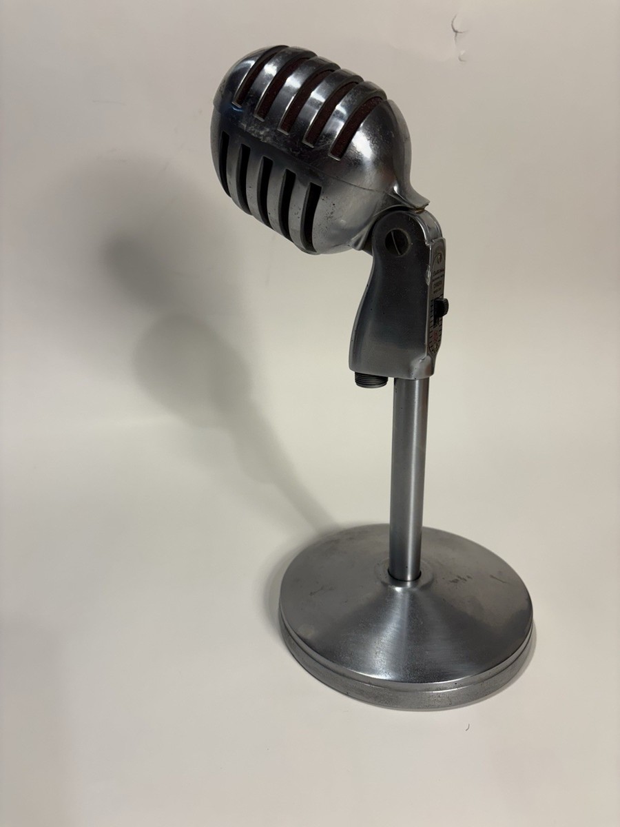 Vintage 1940s–1950s Electro Voice 950 Cardax Crystal Microphone w