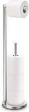Toilet Paper Holder Stand, Brushed Nickel Toilet Paper Holder Free Standing