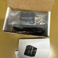 JK Audio QuickTap Voice Path Telephone Handset Interface Audio Tap