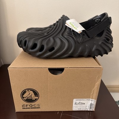 Size 10 - Crocs X Salehe Bembury Pollex Clog Black Sasquatch