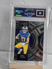 2023 Panini Select Puka Nacua #199 Premier Level Rookie RC ECC 9 MINT