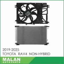 Fan and AC Condenser for 2019-2025 Toyota Rav4 Non-Hybrid