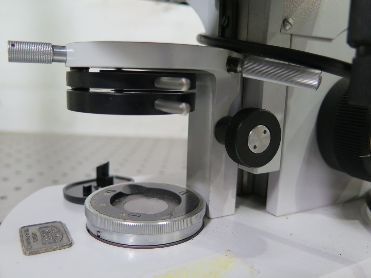 R192329 Carl Zeiss West Germany Laboratory Microscope w/ Two