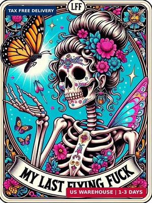 Meothan Skull Diamond Art Kits for Adults-Skull Last Flying Diamond Painting Kit