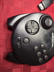 Sega Saturn Stunner Arcade Gun And Original Sega Saturn Black