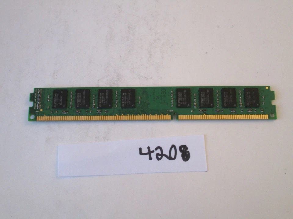 Kingston KTH9600B/2G 2Gb PC3-10600 1333Mhz DDR3 Desktop Memory RAM (4208) - Image 2 of 2