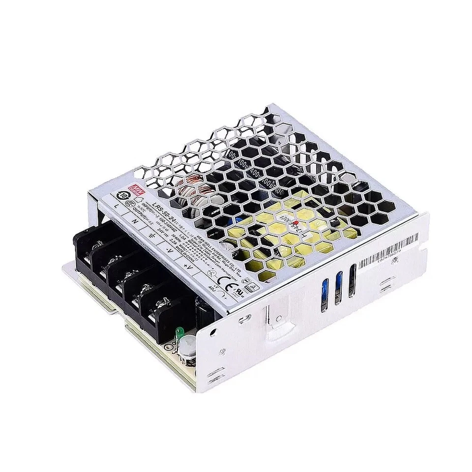 Mean Well LRS-50 Series Switching Power Supply 50W 3.3V 5V 12V 15V 24V 36V 48V - Image 2 of 4