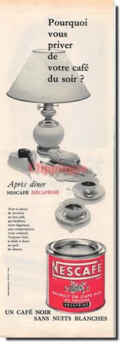 Publicité Advertising 1959 - Nescafé -  (Advertising paper) - Afbeelding 1 van 1