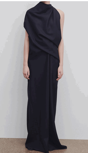 Vestido pequeño falda en forma de nicho de primavera sin mangas THE ROW para mujer - Imagen 7 de 11
