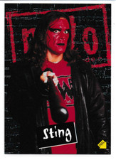 Sting 1998 Topps WCW/nWo Stickers Card  S4 WWE WWF AEW