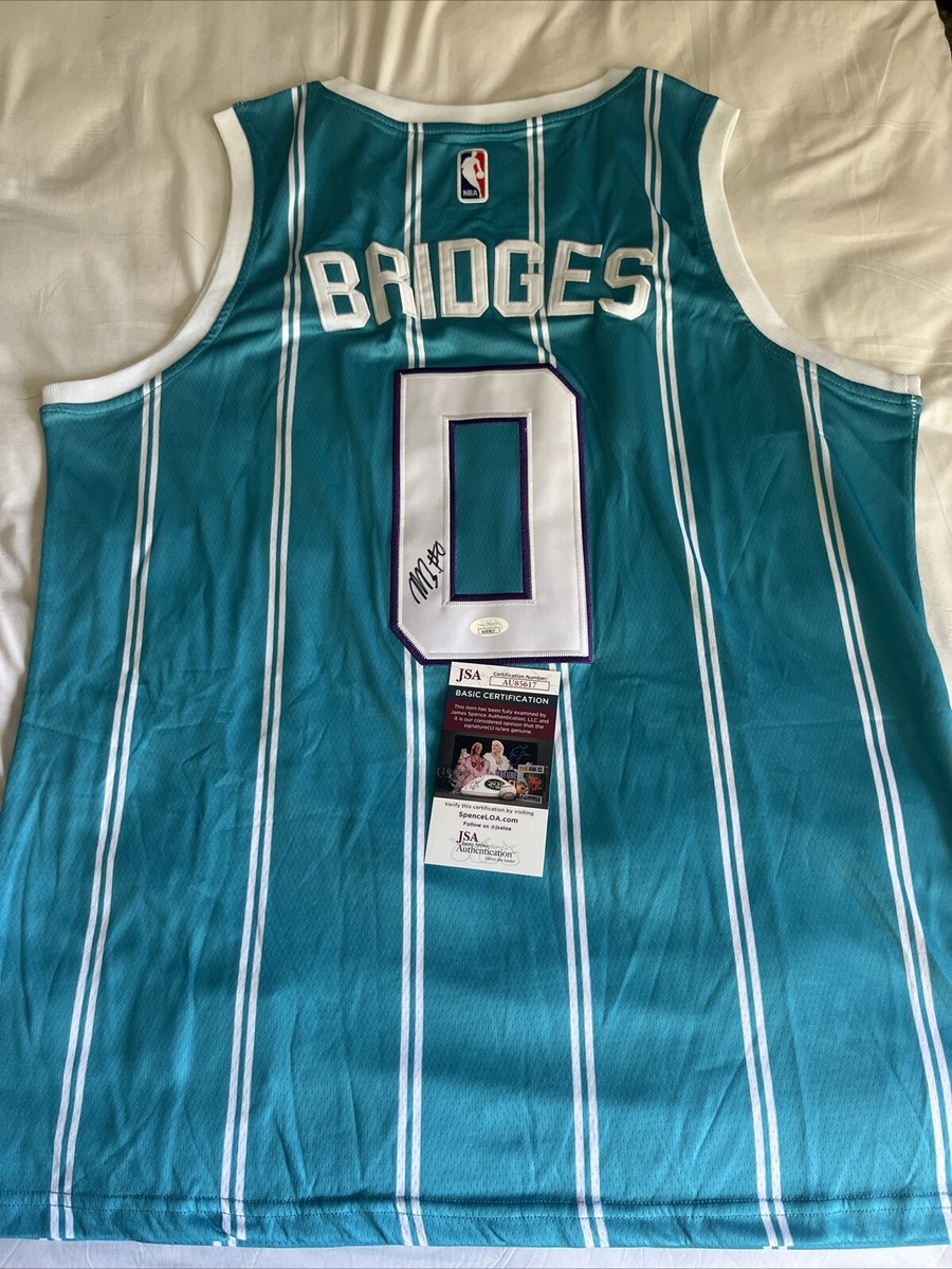Miles Bridges Signed Autographed Signed Jersey Charlotte Hornets