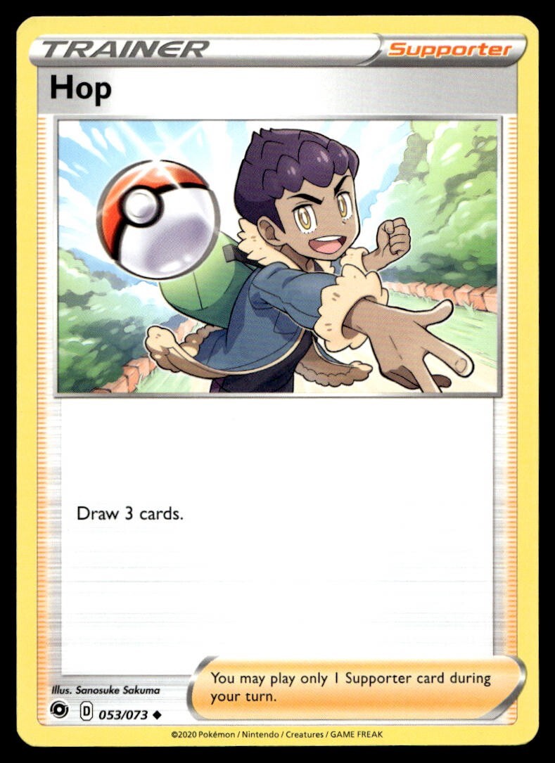 Hop 53/73 Pokemon Card Champion's Path Uncommon Trainer Near Mint E11