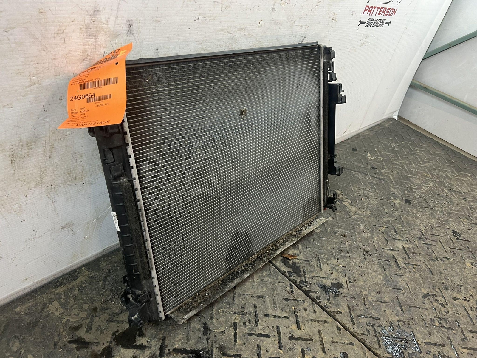 14-21 MASERATI GHIBLI 3.0 AWD RADIATOR COOLER PRIMARY