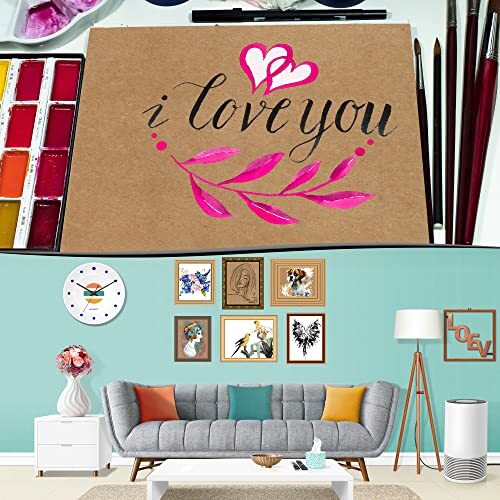 24 sheets Cardstock Paper 8.5 x 11 Inches for DIY 8.5 x11 Inches Brown ...