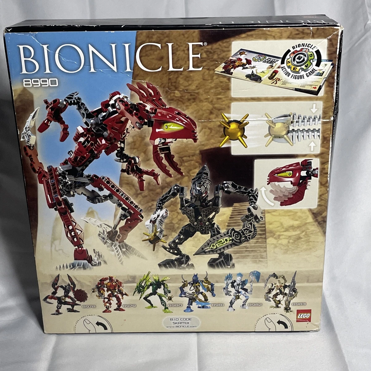 LEGO BIONICLE Special Edition: Fero and Skirmix 8990, 148 pieces, NIB