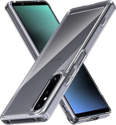 EF.GLOBE-TRADING Coque Etui Housse Transparent pour Sony Xperia 1 IV / 1 V / 5 IV / 10 IV / 10 V