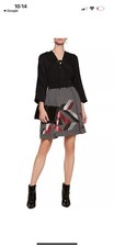 Just Cavalli Sequin-Embellished Stretch Cotton-Blend Mini Skirt Size S/40