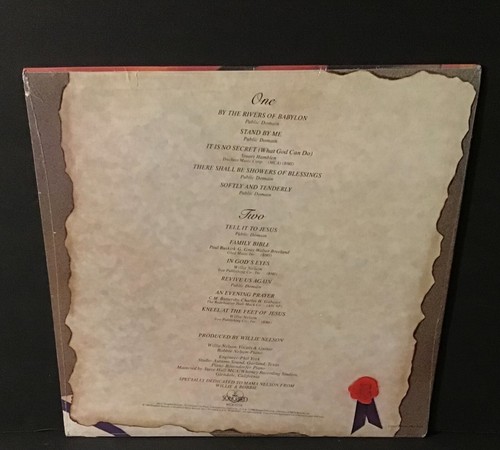 Willie Nelson – Family Bible - Vinyl LP - Sealed NEW MCA-3258 - Picture 2 of 3