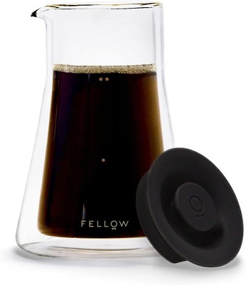 Double Coffee Pot - Container for Manual Coffee Maker 20 oz Clear Kettle