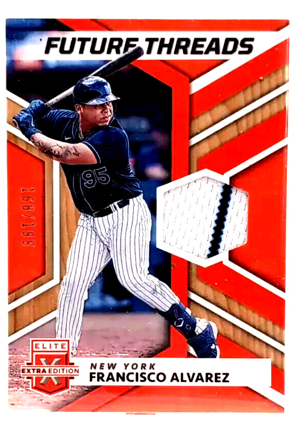 🚩FRANCISCO ALVAREZ🚩 2022 Elite Extra Edition FUTURE THREADS Patch SP /199 