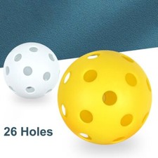 6pcs 26 Holes Pickle Balls with Bag Balanced Competition Ball  Indoor