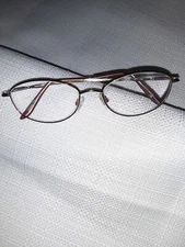 Sophia Lauren Eyeglasse FRAMES M151 Zyl ware 077 Gold/Red 53 17 135