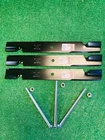 3 USA MADE SCAG 61" BLADE & BOLT KIT FITS ALL TIGER CATS, TURF TIGERS & CHEETAHS