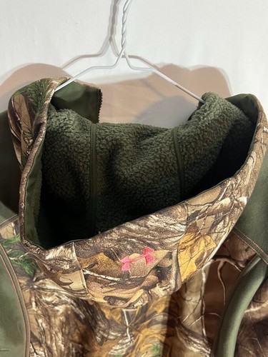 Under Armour Storm Camo Jacket Women’s XL Realtree Pink Full Zip Hooded - Picture 7 of 8