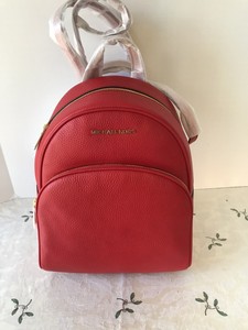 mk backpack red