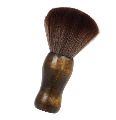 Cepillo plumero de cuello para salón - Herramienta de corte de pelo, maquillaje y polvo corporal de peluquero - Imagen 3 de 6