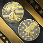 2024 USA American Eagle Golden Ring 1 oz Silver Coin