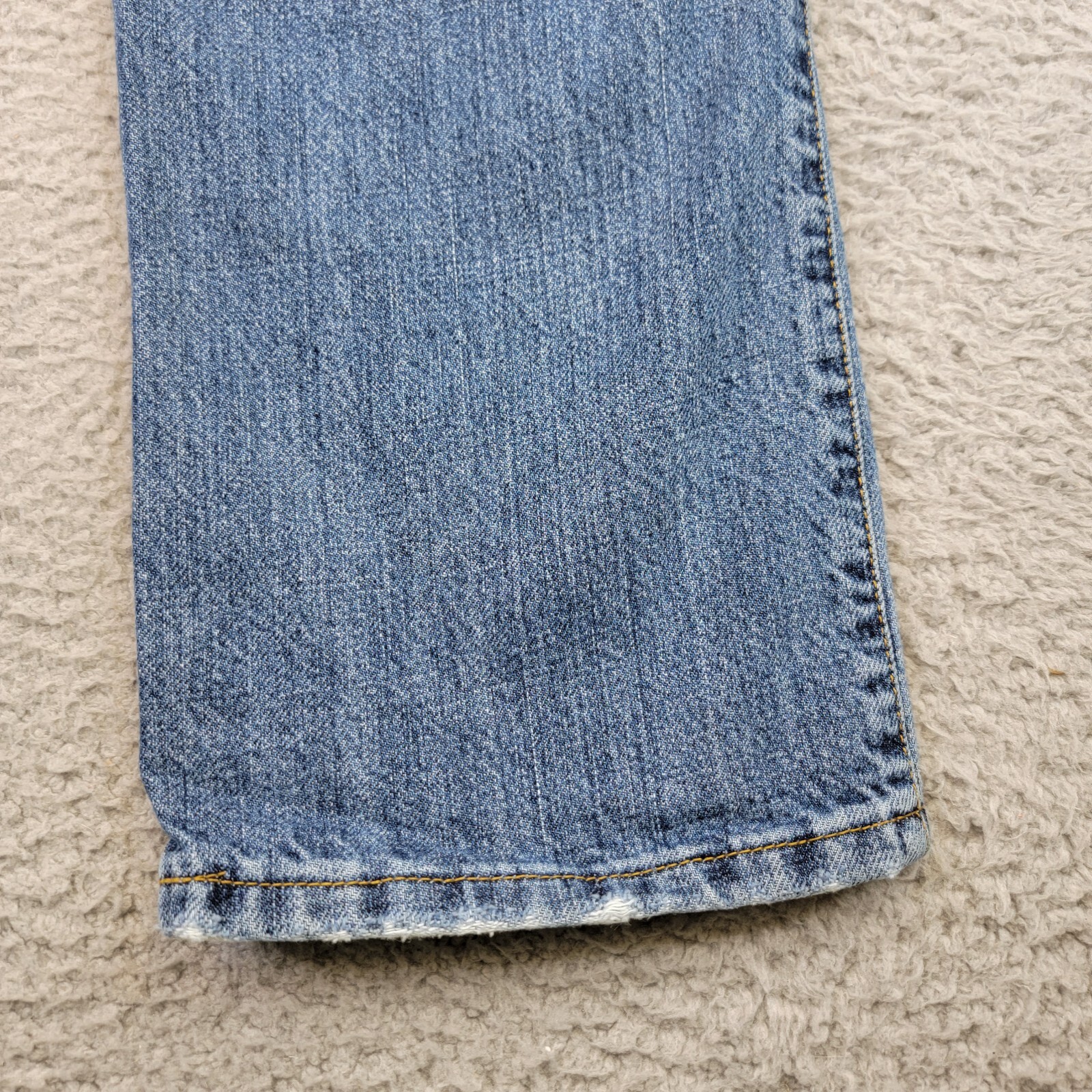 Arizona Jeans Juniors Size 5 Light Wash Low Rise Hipster Wide Leg