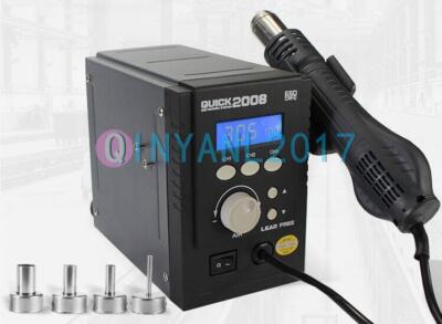 QUICK 2008 ESD Digital Display Hot Air soldering Hot Air Rework Station 220V NEW