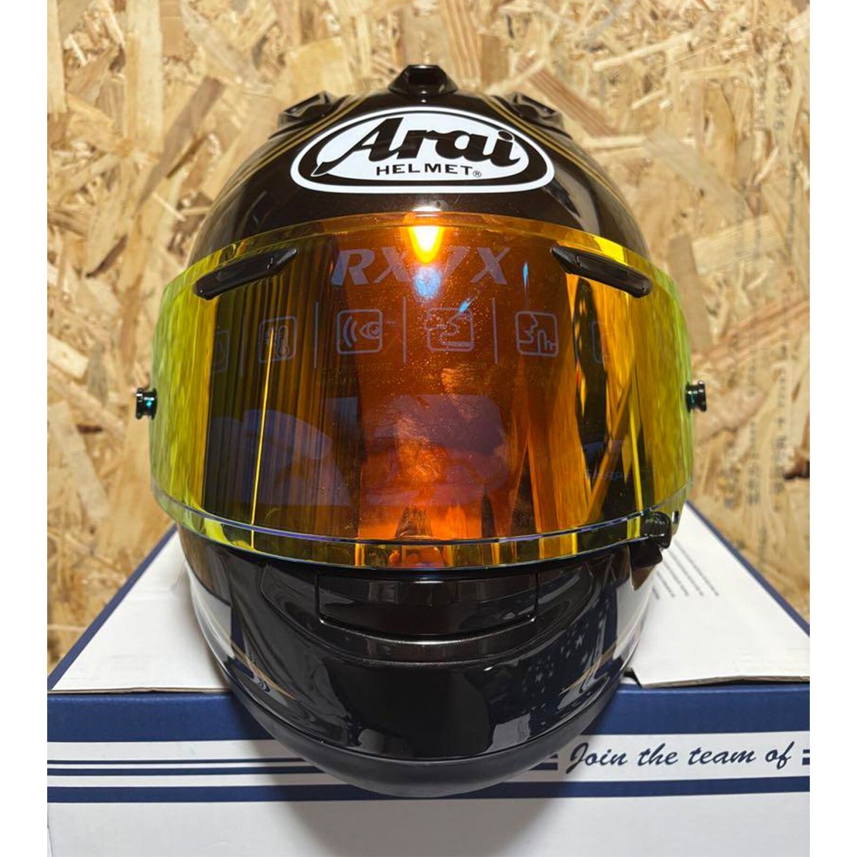 NAKAI Arai RX-7X SPENCER SPL Full Face Helmet 59-60cm Motorcycle