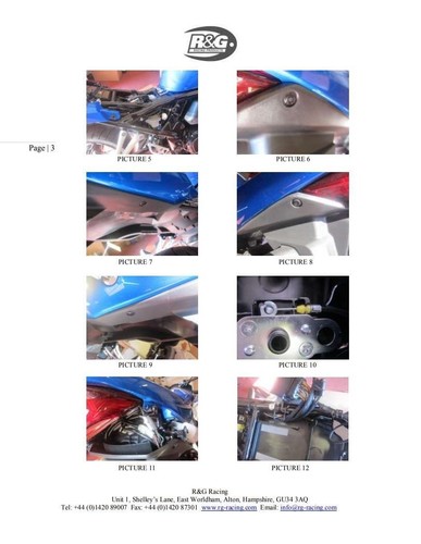 R&G Tail Tidy Suzuki Bandit GSX 650F 2008-2016 - Foto 8 di 12